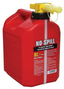 NO SPILL GAS CONTAINER / FUEL CAN 10 LITRE - LOW PROFILE RED